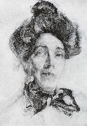 Portrait of nadezhda zabela-vrubel Mikhail Vrubel
